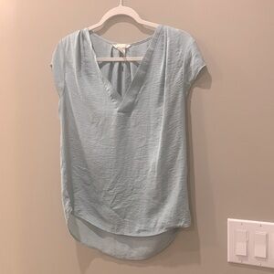H & M Dusty Blue dress top